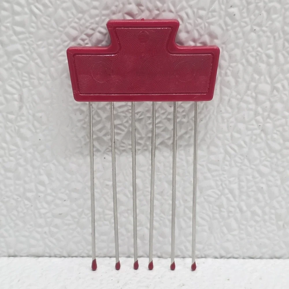 Vintage Goody Hair Lift Picks Lot of 5 Metal Prong Styling Combs USA